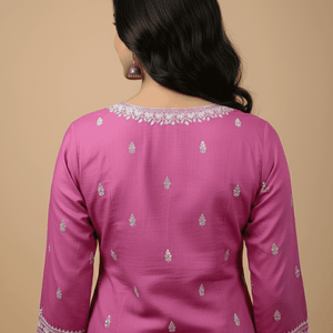 Puple Cotton Kurti for Women – Party Wear & Casual