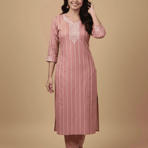 Puple Cotton Kurti for Women – Party Wear & Casual