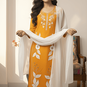 Stunning Pink Embroidery Kurti Set | Women’s Ethnic Wear - Breakup Clothes