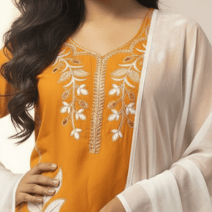 Stunning Pink Embroidery Kurti Set | Women’s Ethnic Wear - Breakup Clothes