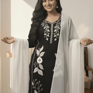 Stunning Pink Embroidery Kurti Set | Women’s Ethnic Wear - Breakup Clothes