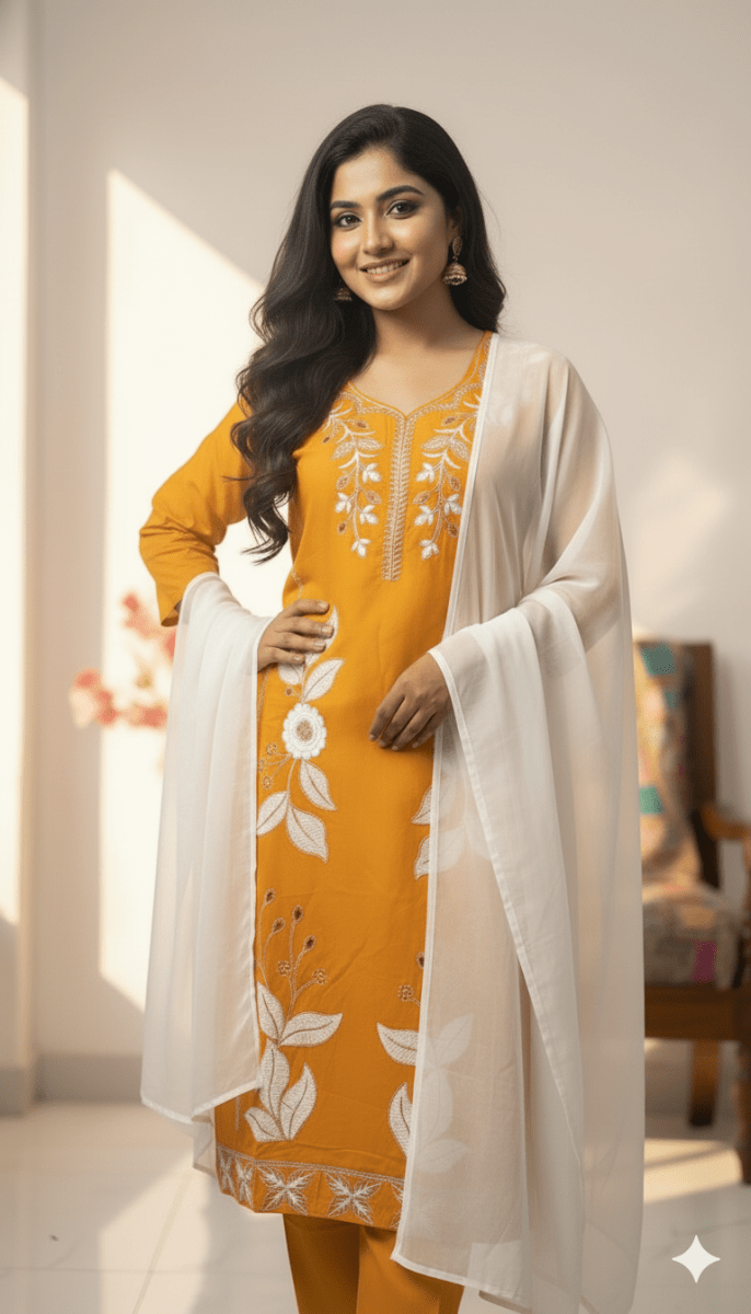 Stunning Pink Embroidery Kurti Set | Women’s Ethnic Wear - Breakup Clothes