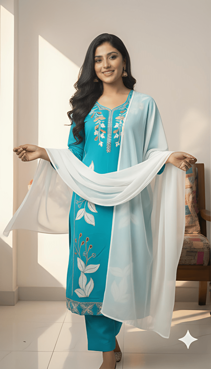 Stunning Pink Embroidery Kurti Set | Women’s Ethnic Wear - Breakup Clothes