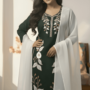 Stunning Pink Embroidery Kurti Set | Women’s Ethnic Wear - Breakup Clothes