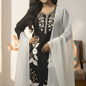 Stunning Pink Embroidery Kurti Set | Women’s Ethnic Wear - Breakup Clothes