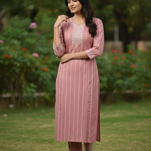 Puple Cotton Kurti for Women – Party Wear & Casual