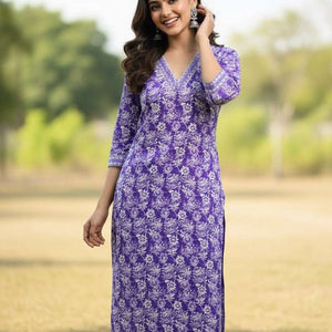 Shop Pink Cotton Kurti Pants Set: Stylish & Comfortable Outfit